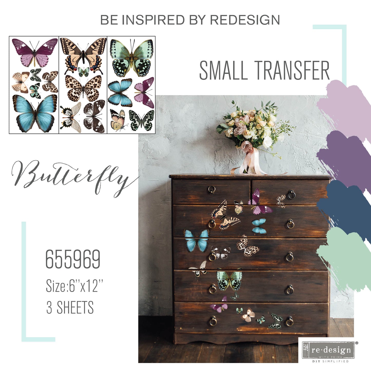 Butterfly - Re-design Decor Transfer