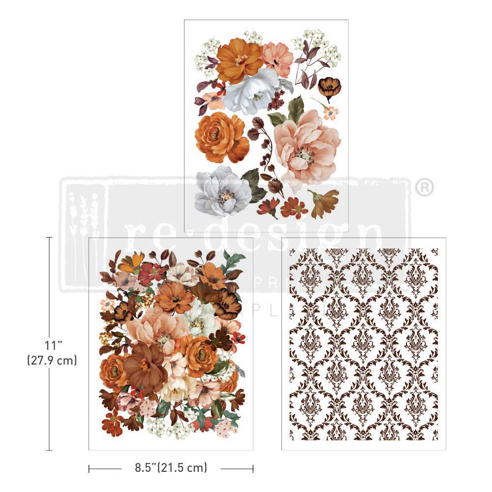 MIDDY TRANSFERS® – Classic Peach – Re-design Decor Transfer