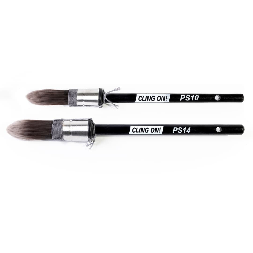Cling On Brushes! - Round, Oval, Flat & Bent