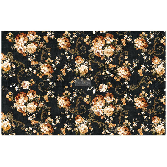 Dark Floral -  Decoupage Decor Tissue Paper