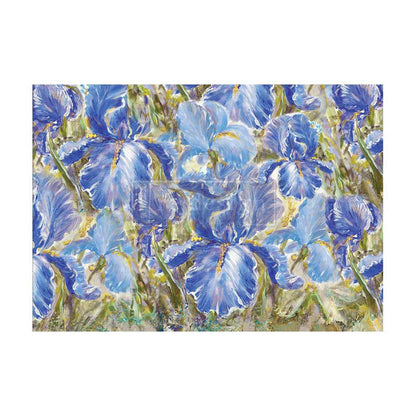 Redesign A1 Decoupage Fiber – Enchanting Iris – 1 SHEET
