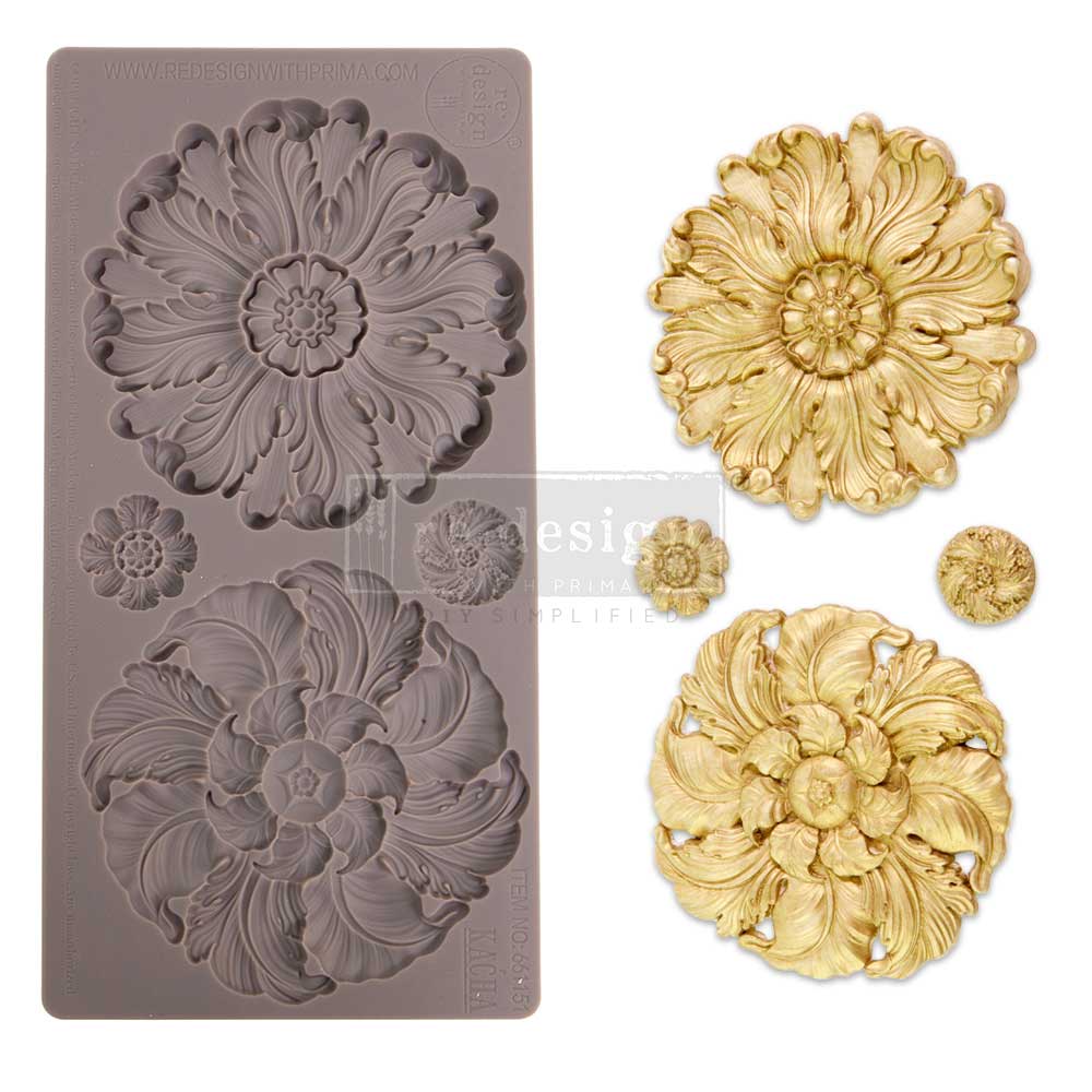 Redesign Decor Moulds® by Kacha - Engraved Medallions  – 5″x10"