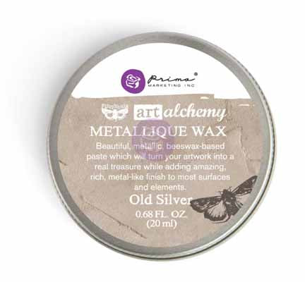 Prima Art Alchemy - Metallique Waxes - 20ml Wax > Art Alchemy > Metallique Wax Old Silver