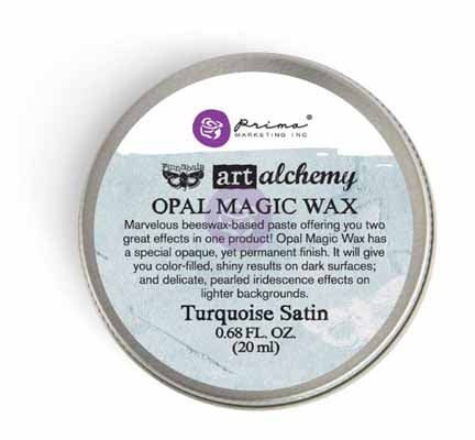 Art Alchemy-Opal Magic Waxes - 20ml Wax > decorative wax > Opal Magic Wax Turquoise Satin