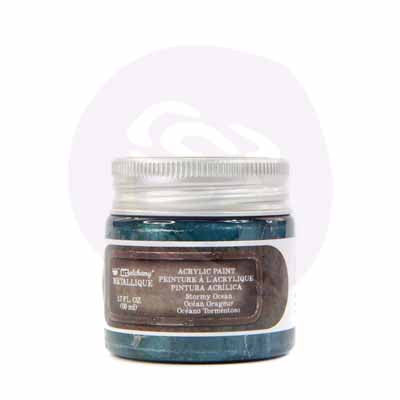 Art Alchemy Finnabair Acrylic Paints - 50ml Paint Stormy Ocean