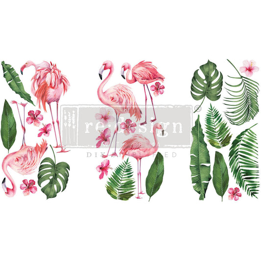 Flamingo Pink - Re-design Decor Transfer