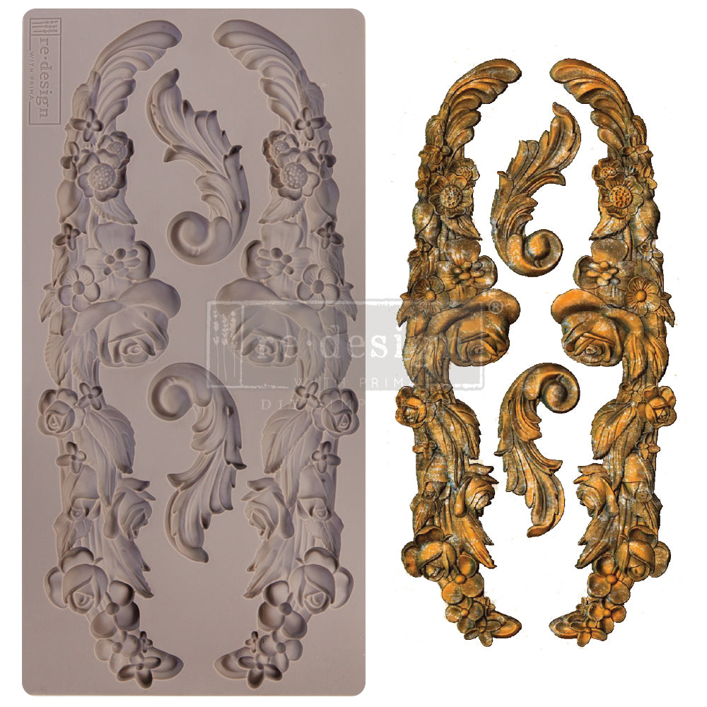Redesign Decor Moulds® - Delicate Floral Strands