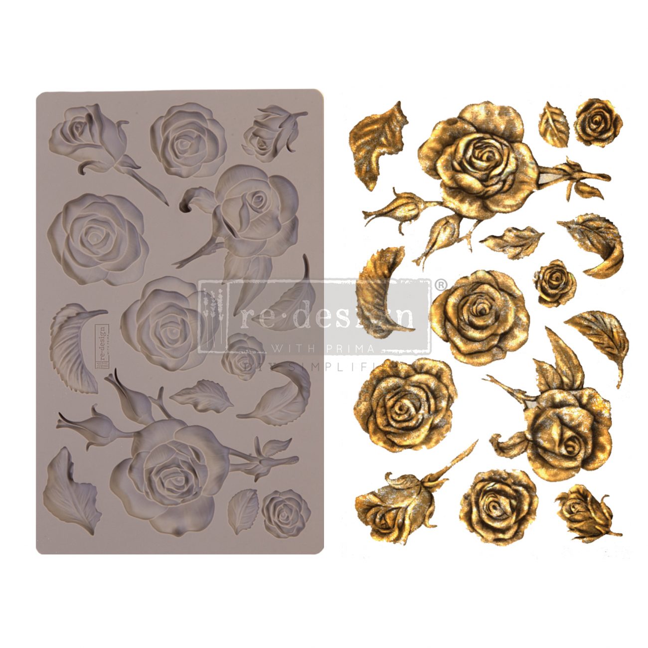 Redesign Decor Moulds® - Fragrant Roses