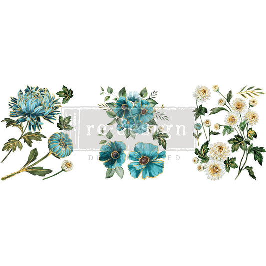 MIDDY TRANSFERS® –Gilded Floral – Re-design Decor Transfer