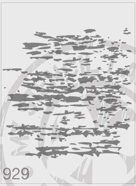 Grunge Texture Background (or overlay)- MSL 929 Stencil Medium - 80x220mm Design (Sheet Size 95x315mm)