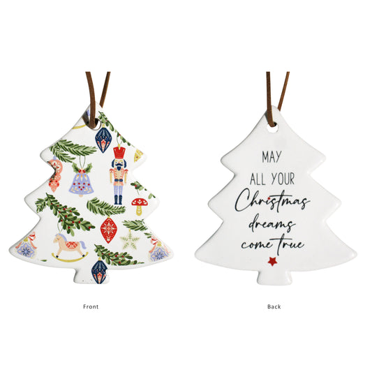 Hanging Ceramic Tree Nutcracker