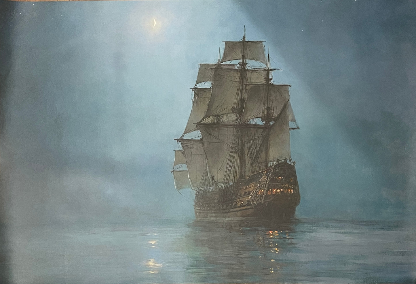 Zazzle - SHIPS IN CALM WATERS Decoupage Print - Ship in Fog