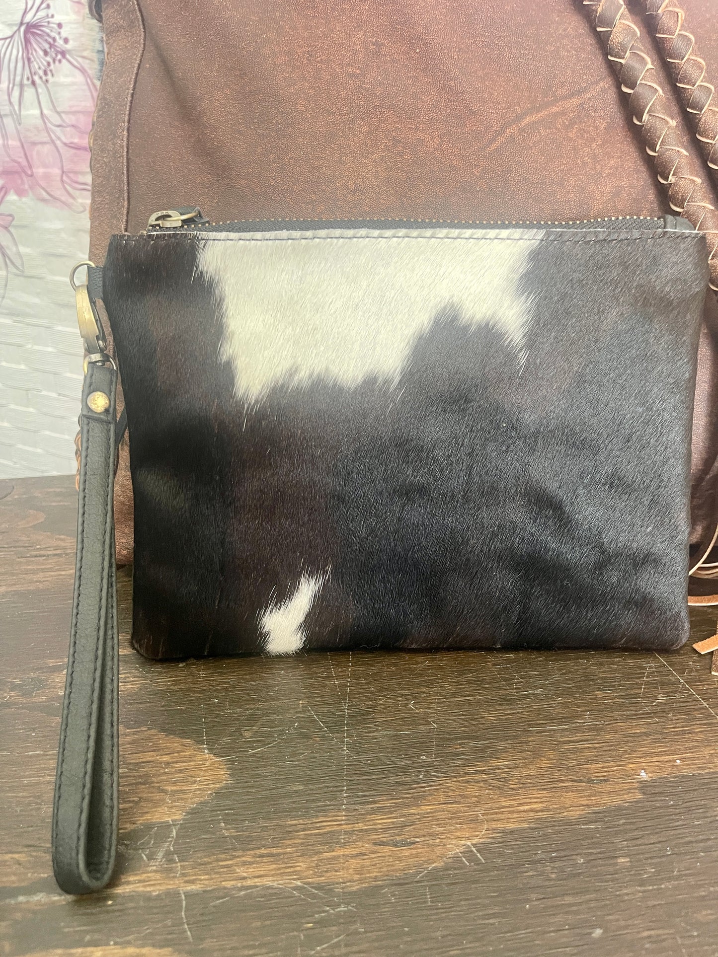 Leather Clutch Purse Bag