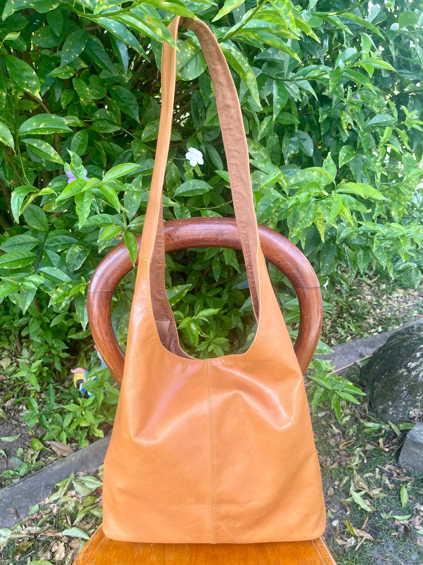 Soft Goatskin Leather Shoulder Bag