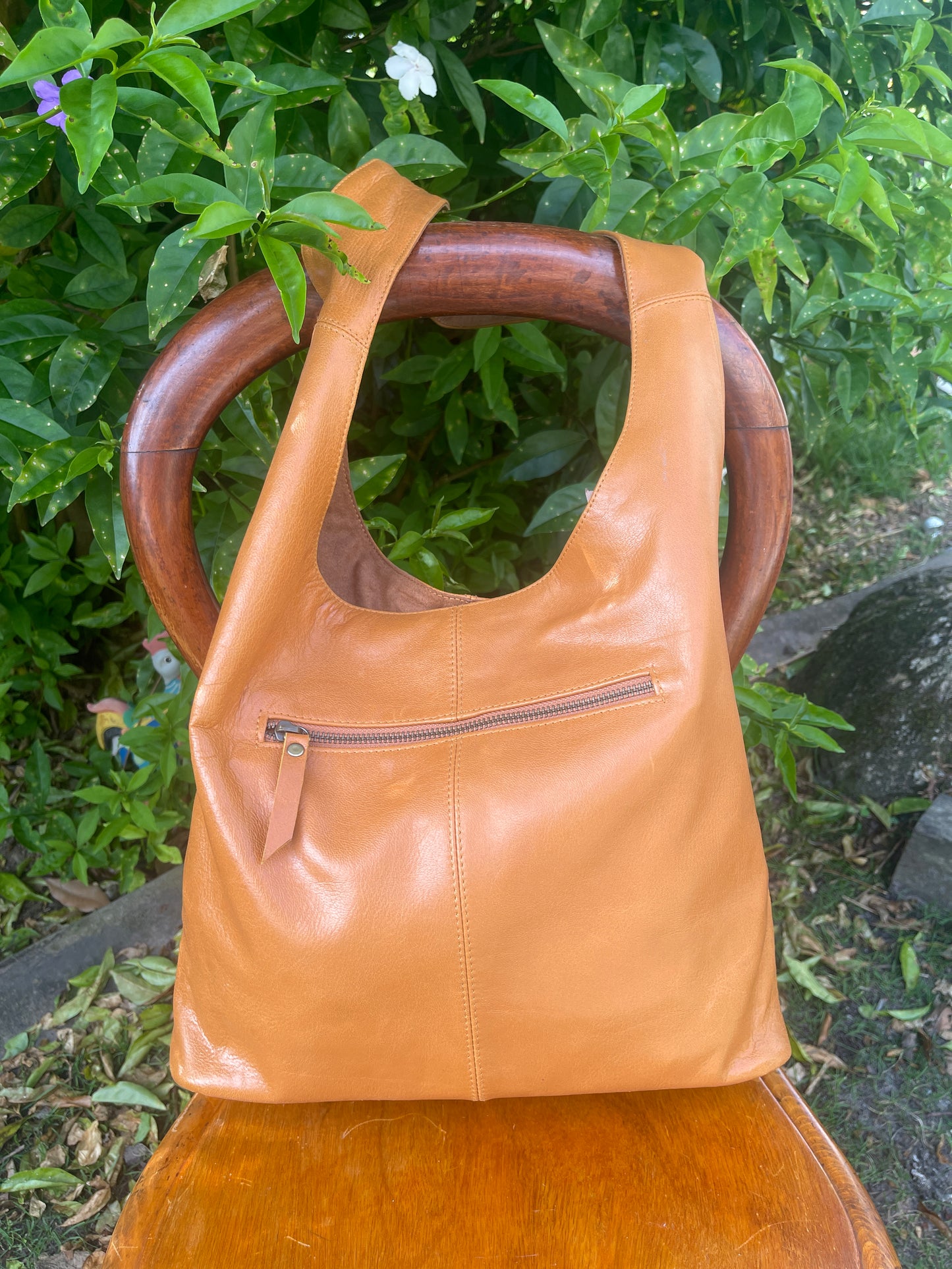 Soft Goatskin Leather Shoulder Bag