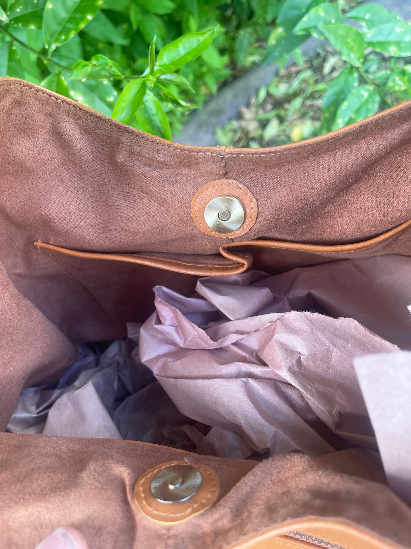 Soft Goatskin Leather Shoulder Bag