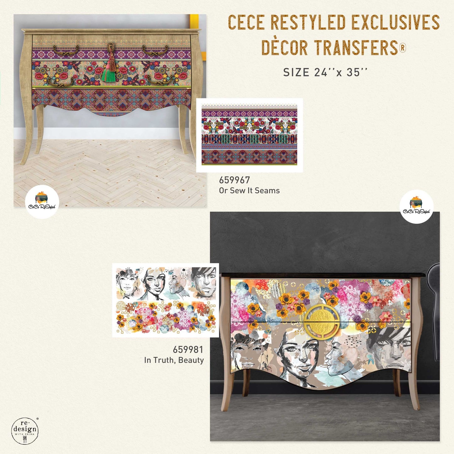 CeCe - In Truth, Beauty - Redesign Decor Transfer