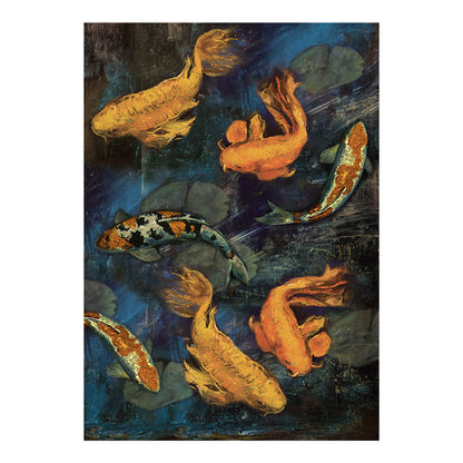 Redesign A1 Decoupage Fiber – Koi Pond – 1 SHEET