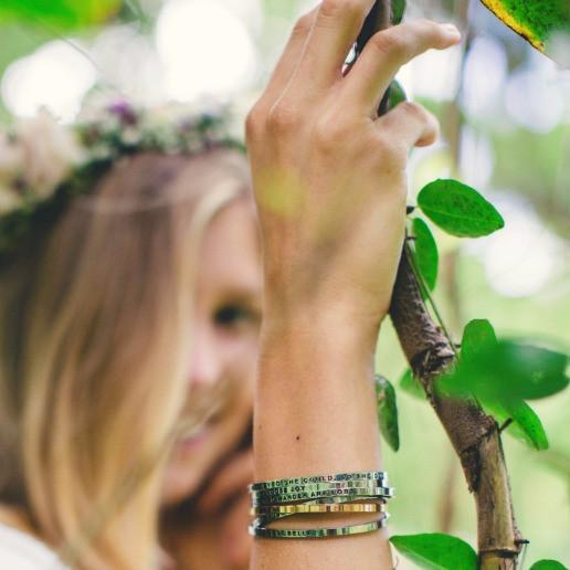Bloom Where You Are Planted Jewellery > Affirmation Bracelet > Mantra Bands