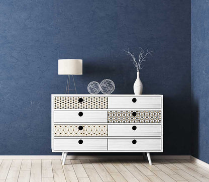 Redesign Middy Transfers –  Moroccan Diamonds  - 3 sheets, 8.5"x11" (21.59cm x 27.94cm)