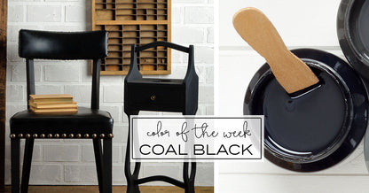 Coal Black - Fusion Mineral Paint Paint > Fusion Mineral Paint > Furniture Paint 37ml
