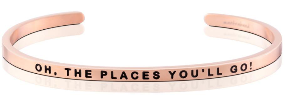 Oh, The Places You'll Go! Jewellery > Affirmation Bracelet > Mantra Bands Rose Gold