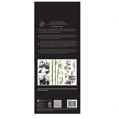 Redesign Small Transfers - Panda Sweet - Re-design Decor Transfer