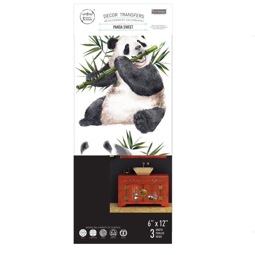 Panda Sweet - Re-design Decor Transfer