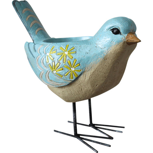 Pretty Bird Blue Planter