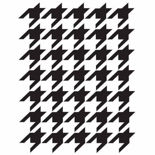 Belles & Whistles Houndstooth Stencil - 16x20in ( 40x50cm)