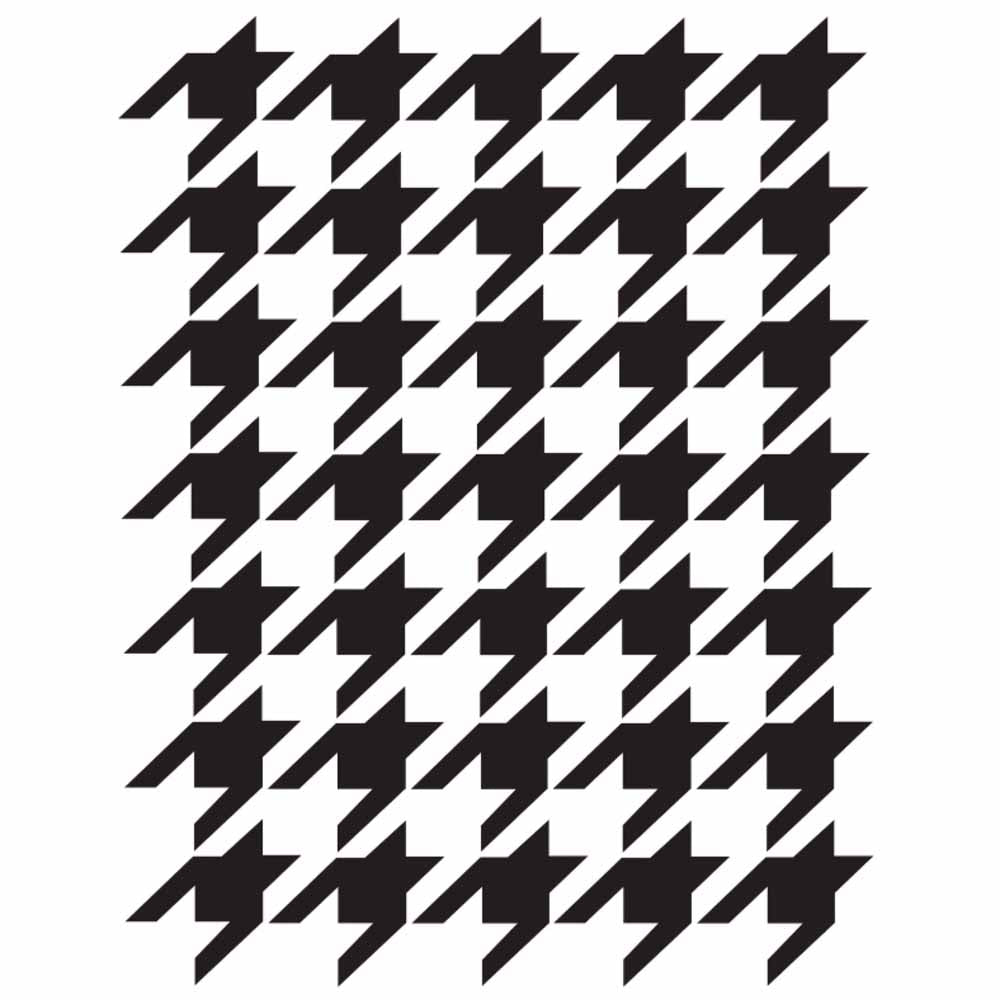 Belles & Whistles Houndstooth Stencil - 16x20in ( 40x50cm)