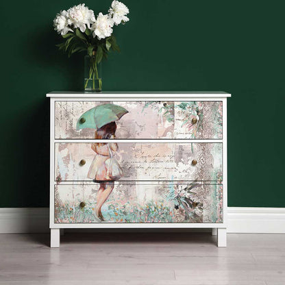 Redesign A1 Decoupage Fiber – Rainy Afternoon – 1 SHEET