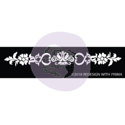 Redesign Adhesive Silk Screen Stencil - Olevia Border Stencil