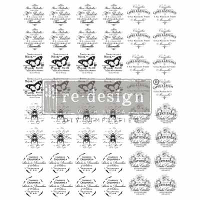 Re-design Knob Transfers (click to see full range) Transfers > rub on transfers > redesign transfers French Maison