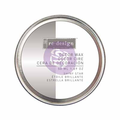 Prima Re-design Decor Waxes General Shiny Star - Silver