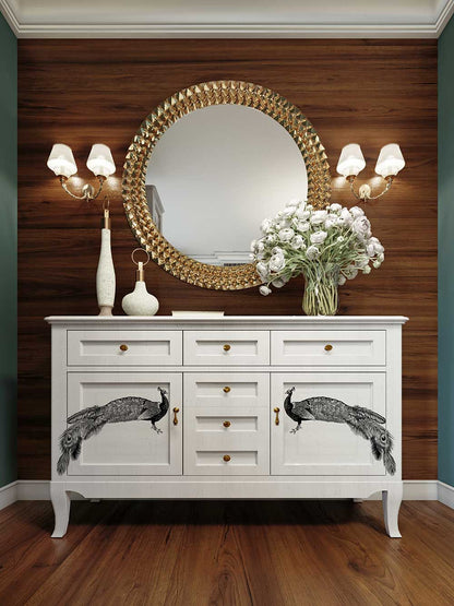 Redesign Middy Transfers –  Regal Peacock  - 3 sheets, 8.5"x11" (21.59cm x 27.94cm)