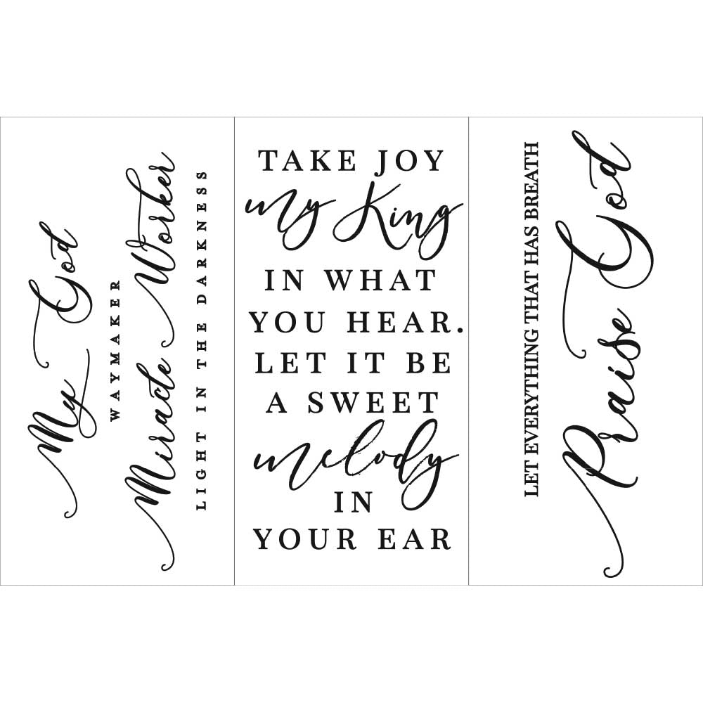 Scripture - Re-design Decor Transfer