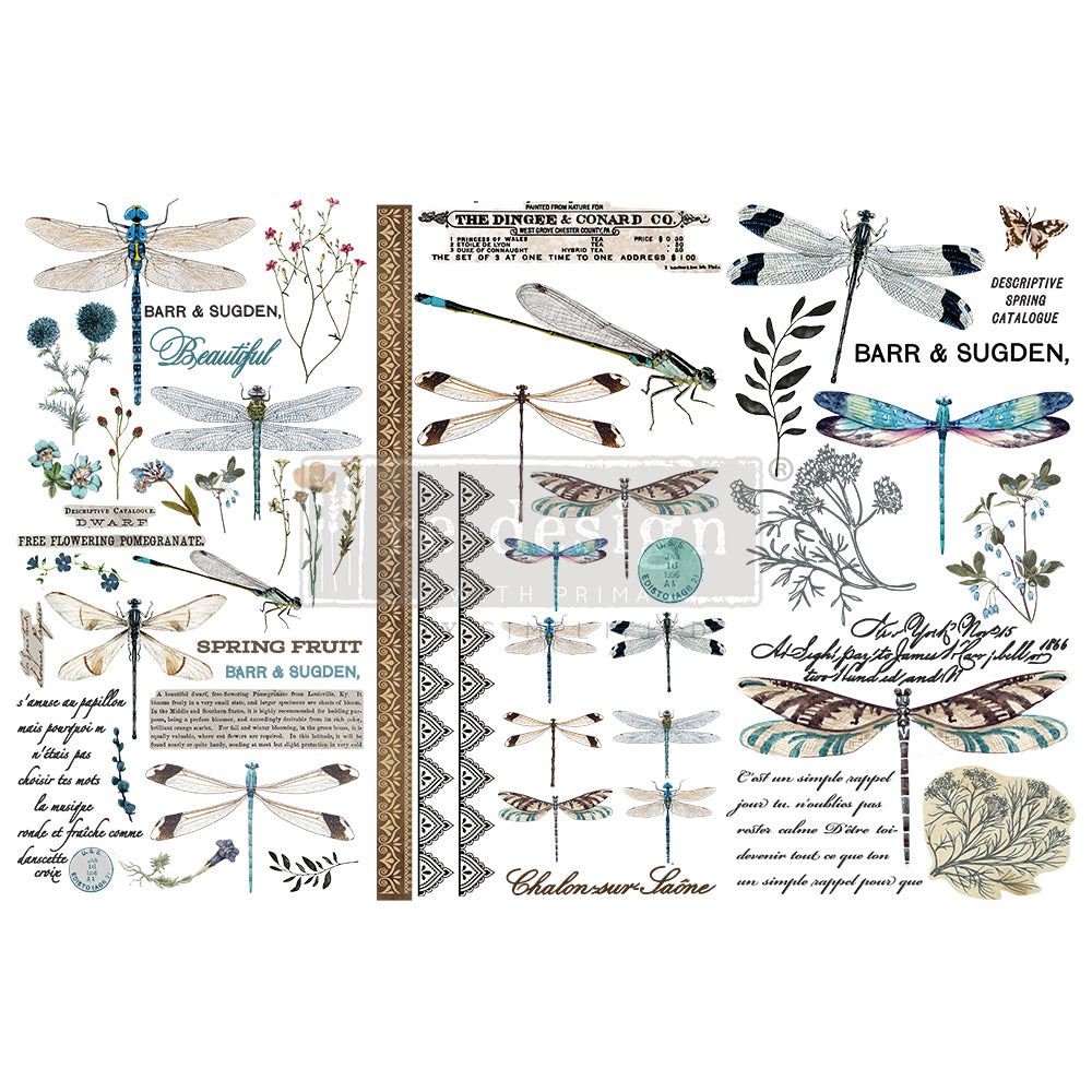 Spring Dragonfly - Re-design Decor Transfer