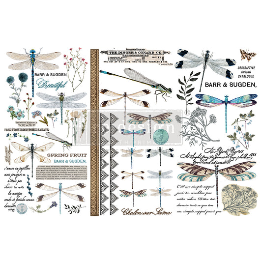 Spring Dragonfly - Re-design Decor Transfer