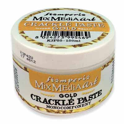 Stamperia Crackle Pastes Accents > Crackle Paste Gold