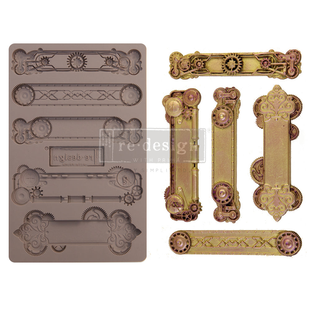 Redesign Decor Moulds® - Steampunk Plates