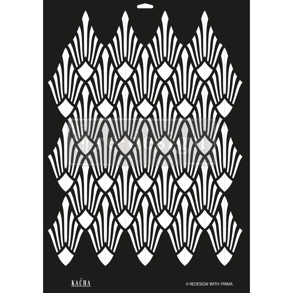 Redesign Decor Stencil -  Kacha – Sun Lit Diamonds