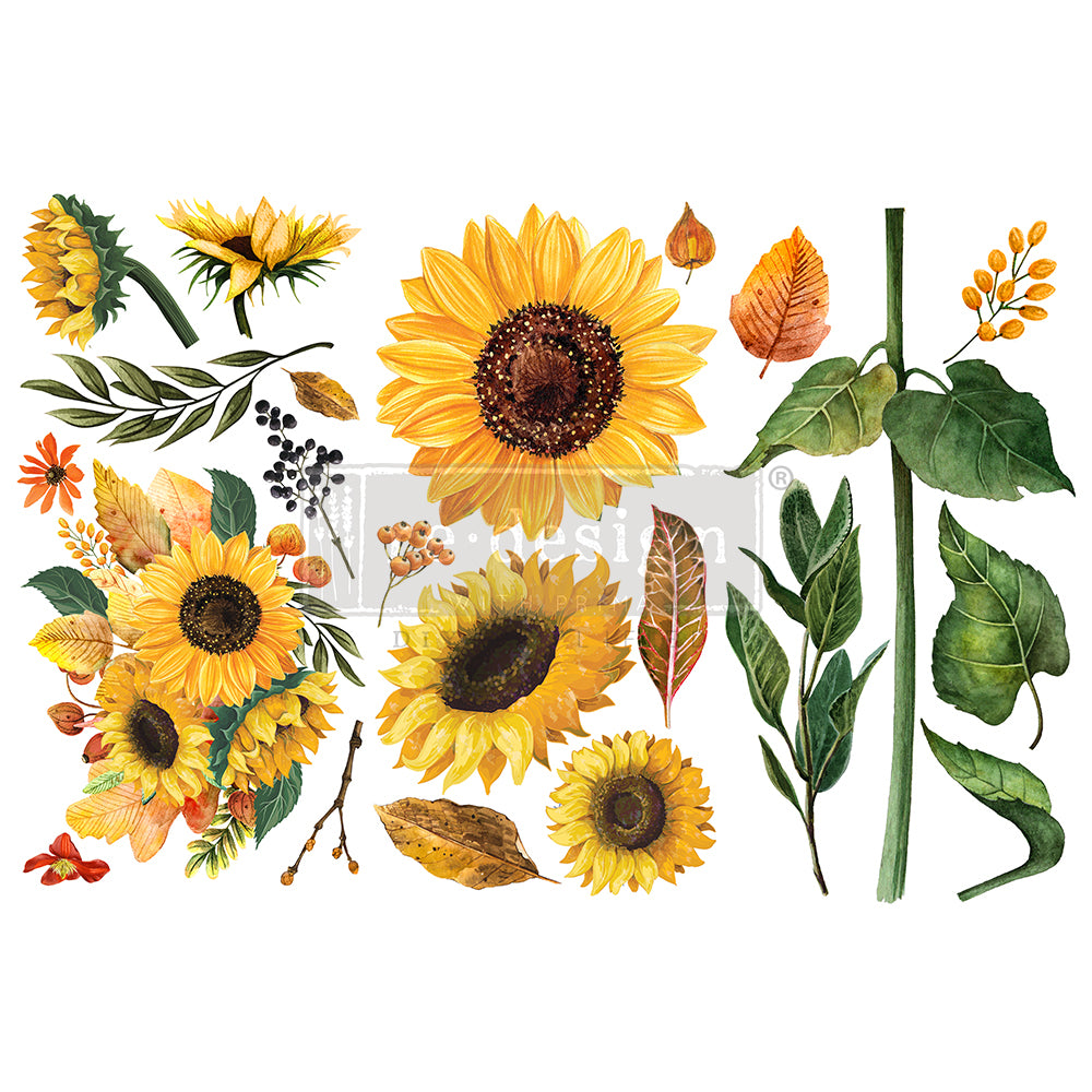 Sunflower Afternoon - Re-design Decor Transfer