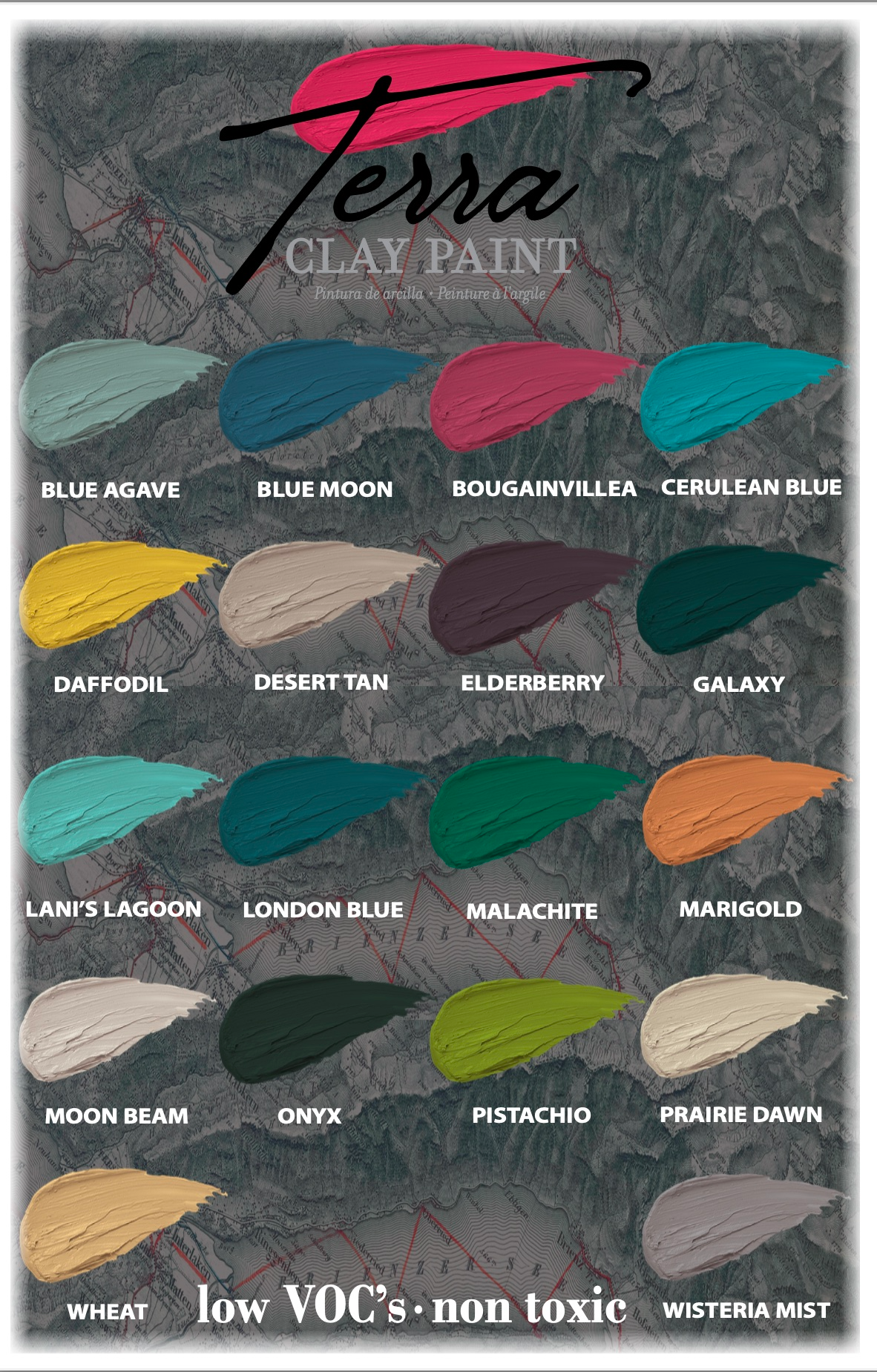 Terra Clay Paint- Blue Moon