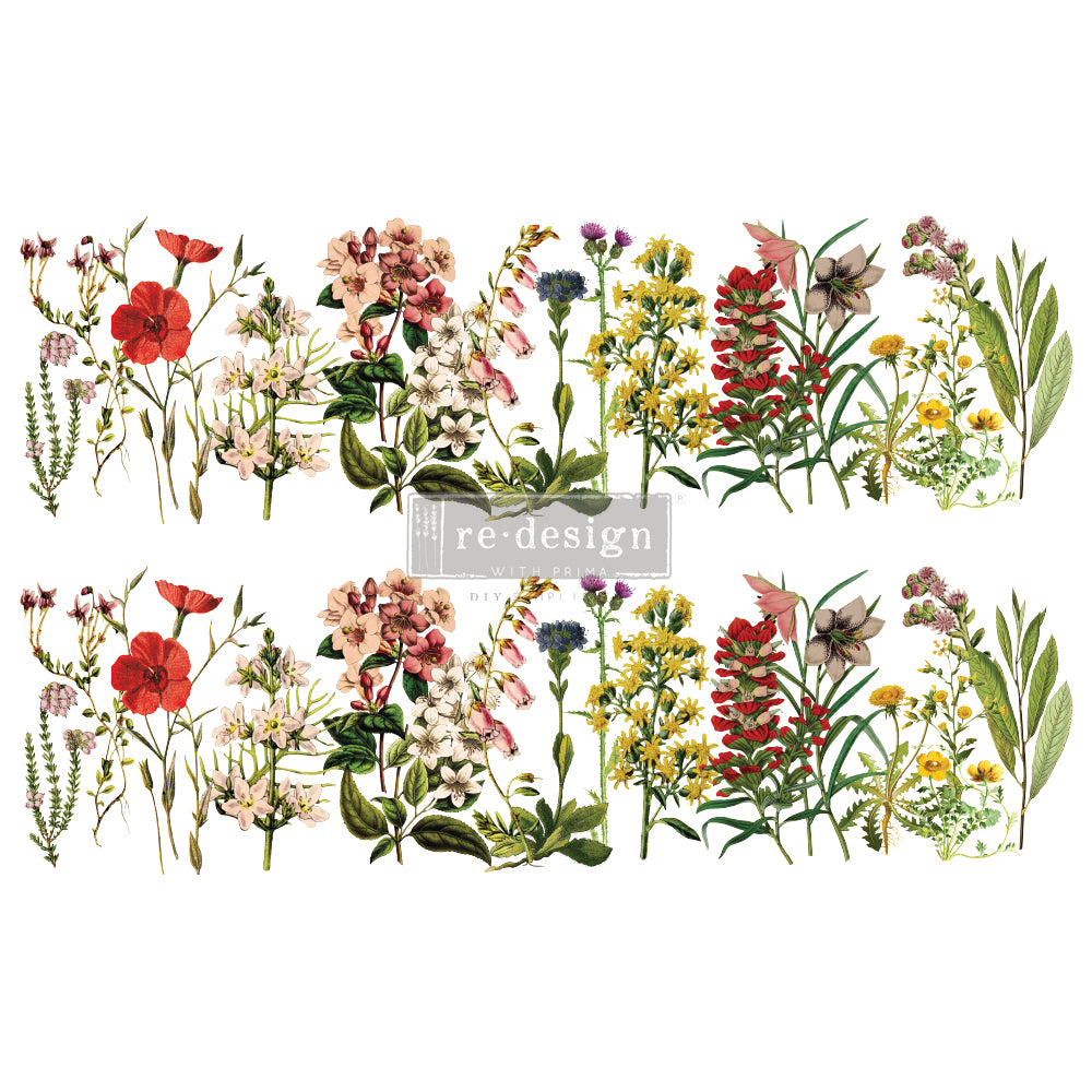 The Flower Fields - Re-design Decor Transfer