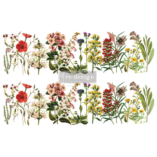 The Flower Fields - Re-design Decor Transfer