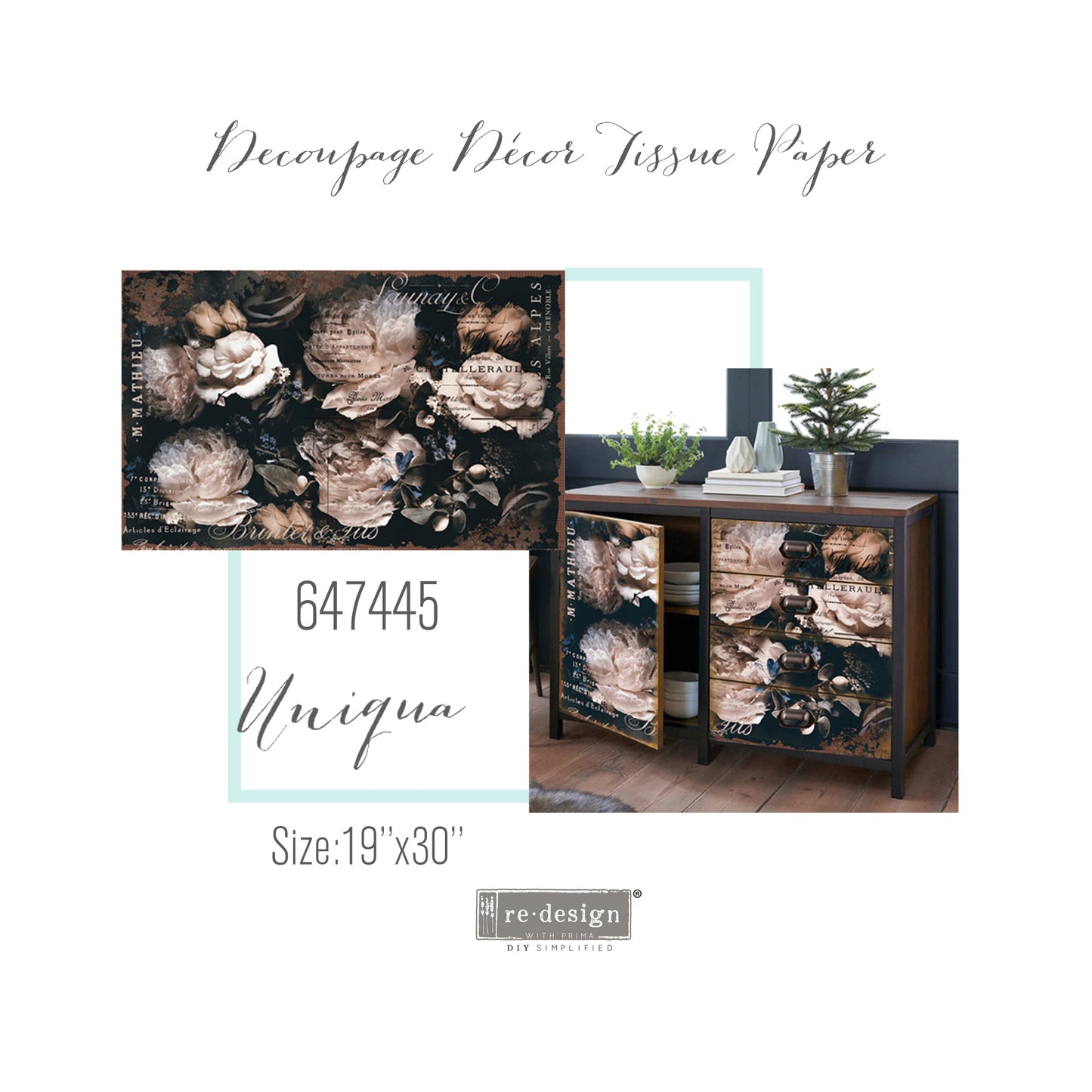 Uniqua -  Decoupage Decor Tissue Paper