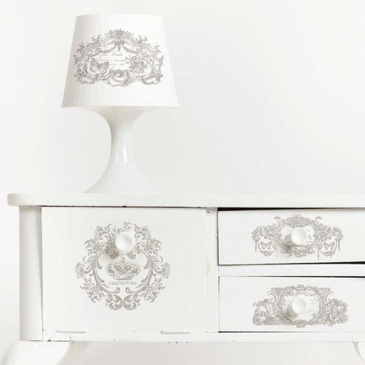 Redesign Middy Transfers – Vintage Labels II - 3 sheets, 8.5"x11" (21.59cm x 27.94cm)