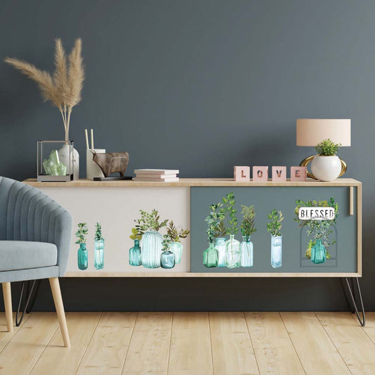 Redesign Middy Transfers –  Vintage Greenhouse  - 3 sheets, 8.5"x11" (21.59cm x 27.94cm)