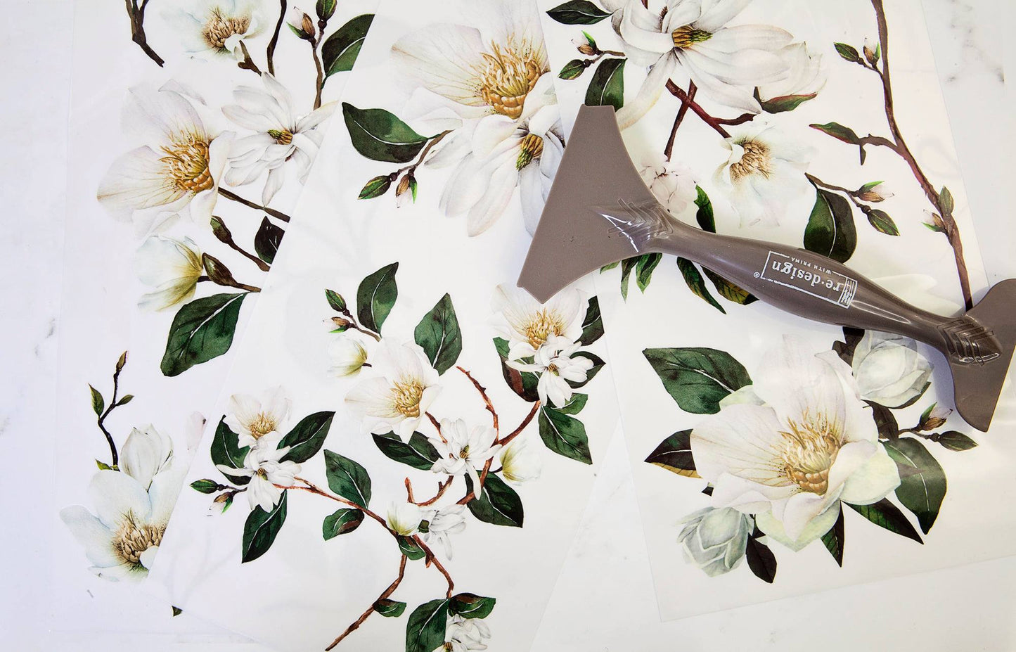 White Magnolia - Re-design Decor Transfer